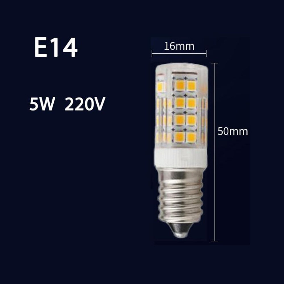 (white, E14-5W) E14 Led Mini Lamp 3w 5w 7w 9w  Ac 220v 230v 240v Led Corn Bulb 360 Beam Angle Replace Halogen Chandelier Light Myy