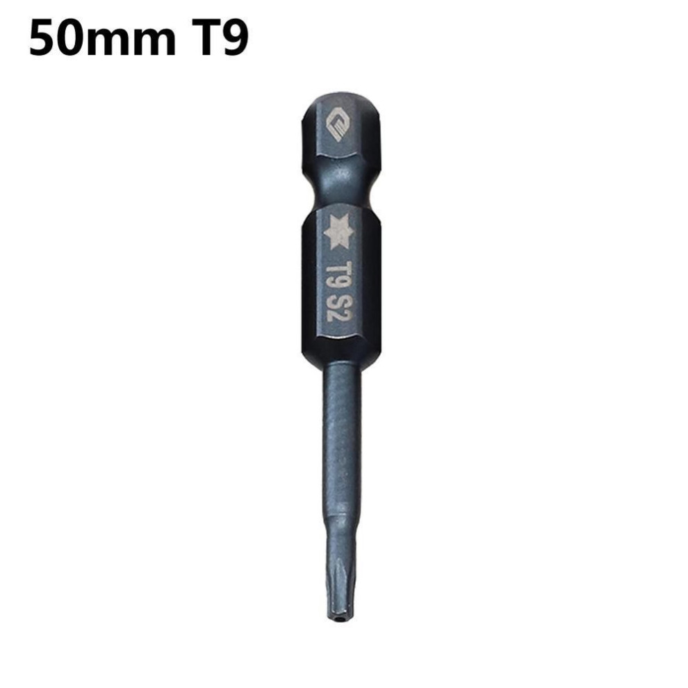 (T9) Accuracy Torx Screwdriver Bit Alloy Steel High Hardness