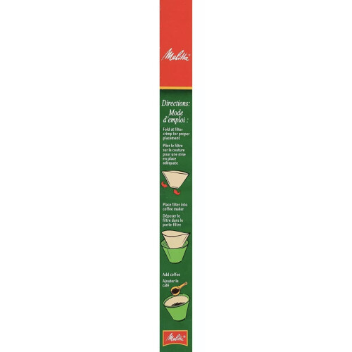 Melitta Cone Coffee Filters Number 6 40 Count (Pack of 2) 1