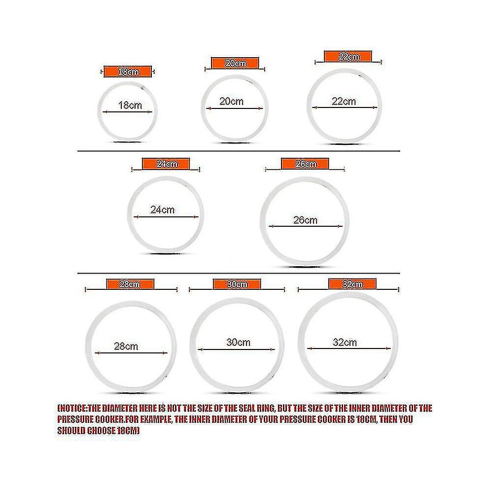 (24cm) Silicone Sealing Ring Gasket Replacement Heat Resistant For Kitchen Pressure Cooker Tools Free Shipping