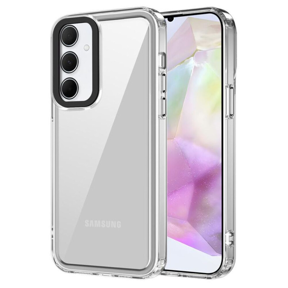 (clear, Samsung Galaxy M14 (5G)) Acrylic Shockproof Clear Case For Samsung Galaxy A55 A35 A25 A15 A05 A05s A54 A34 A24 A14 A53 A33 A13 S24 Ultra S23 Fe S22 Plus Back Transparent Cover