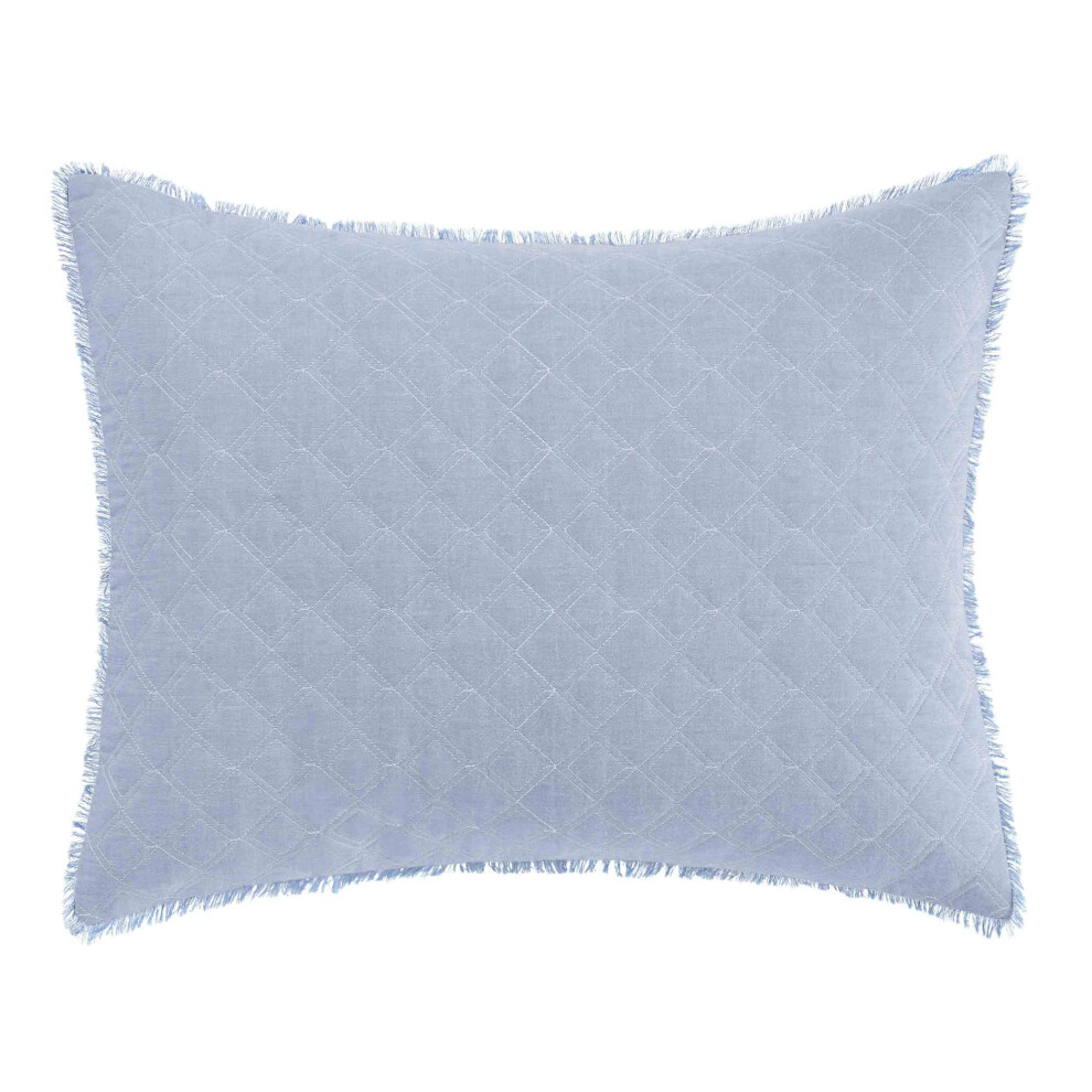 Laura Ashley Blue Mila Throw Pillow 16X20