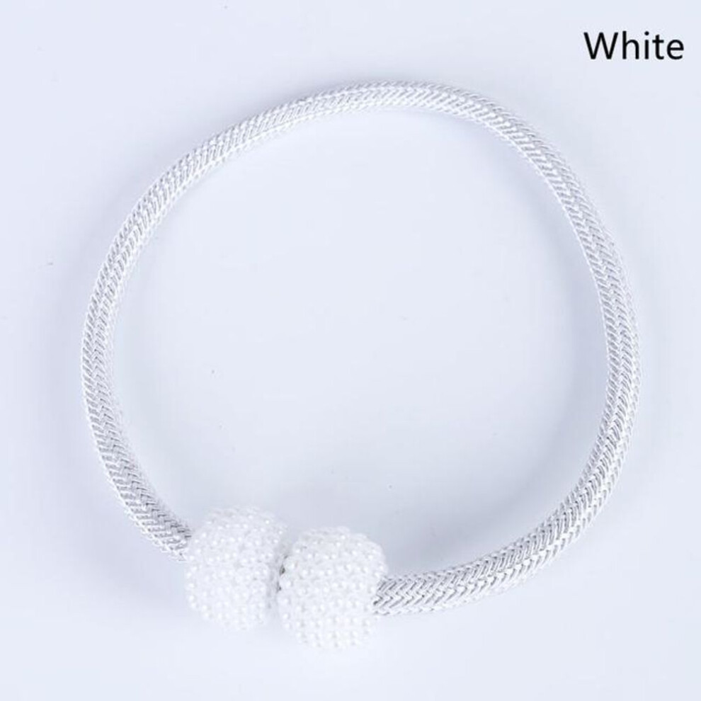 (white, 1PC) 1pc Pearl Magnetic Curtain Clip Curtain Holders Tie Back Buckle Clips Hanging Ball Buckle Tie Back Curtain Decor Accessories