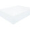 1 Piece Fitted Bed Sheets Set Microfiber 1800 Series Bottom Bedding Sheets - Deep Pockets (White  Fitted Sheet (Twin)) 1