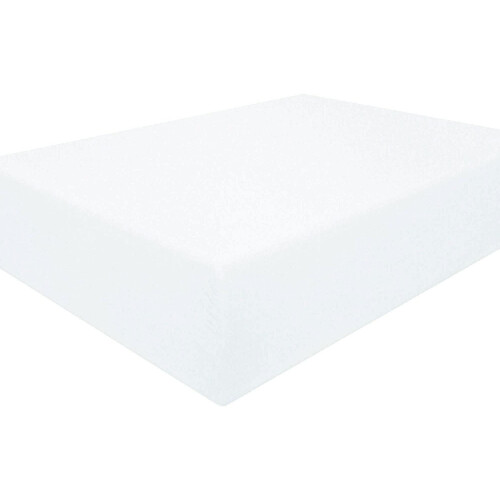 1 Piece Fitted Bed Sheets Set Microfiber 1800 Series Bottom Bedding Sheets - Deep Pockets (White  Fitted Sheet (Twin))