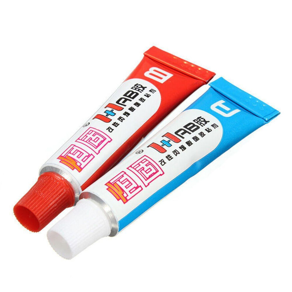 Ab Epoxy Glue Strong Adhesive Syringe Cold Weld Plastic Metal Glass Rubber