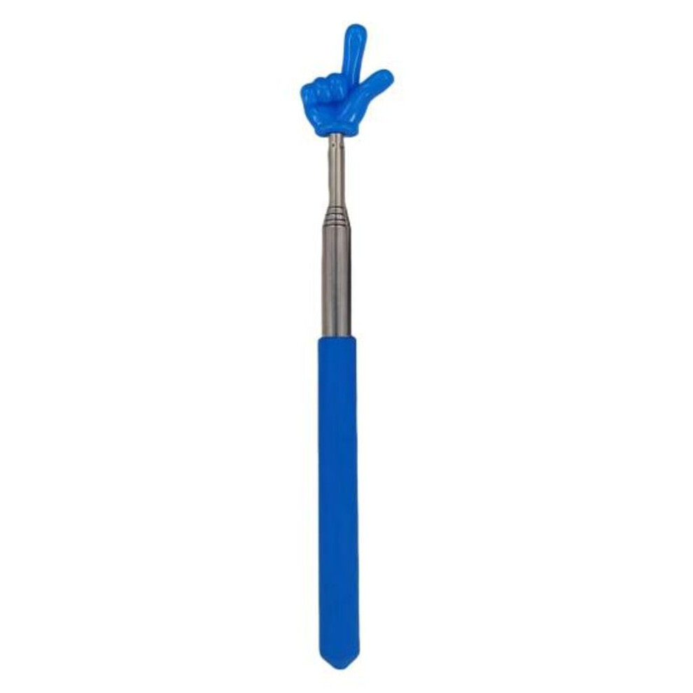 (blue) Finger Pointer Stick Professional Telescopic Teachers Pointer Long-lasting Handheld Pointer Stick for Classroom