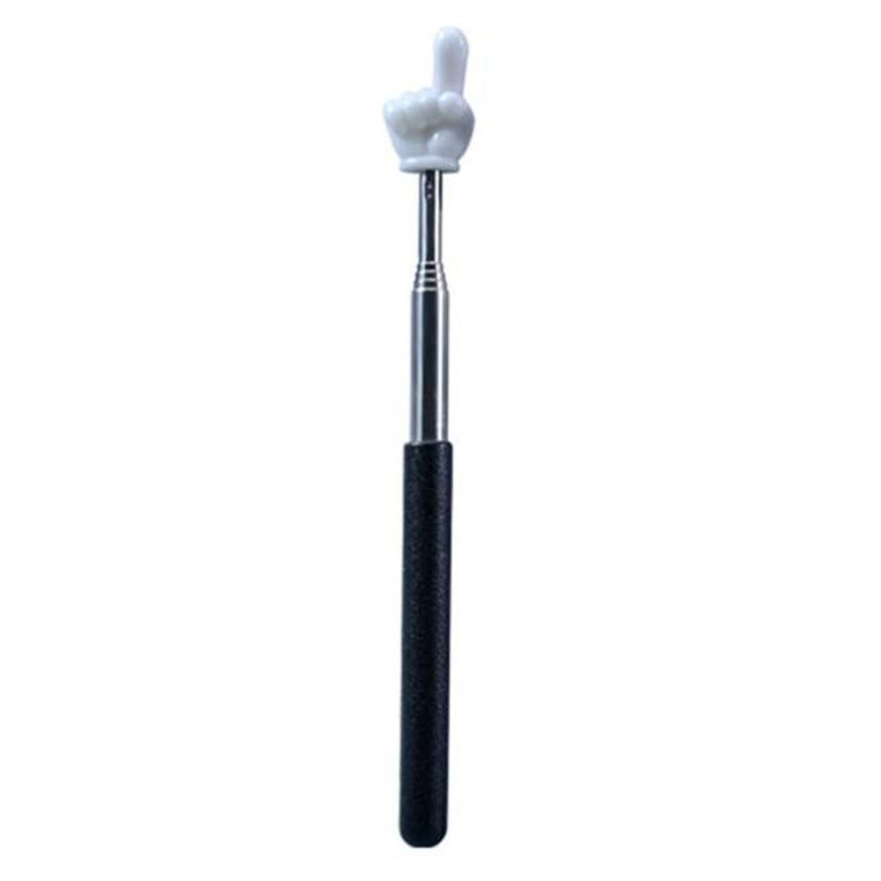 (black) Finger Pointer Stick Professional Telescopic Teachers Pointer Long-lasting Handheld Pointer Stick for Classroom