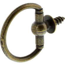 Hillman 122214 Decorative Screw Ring No Size Antique Brass/Brass