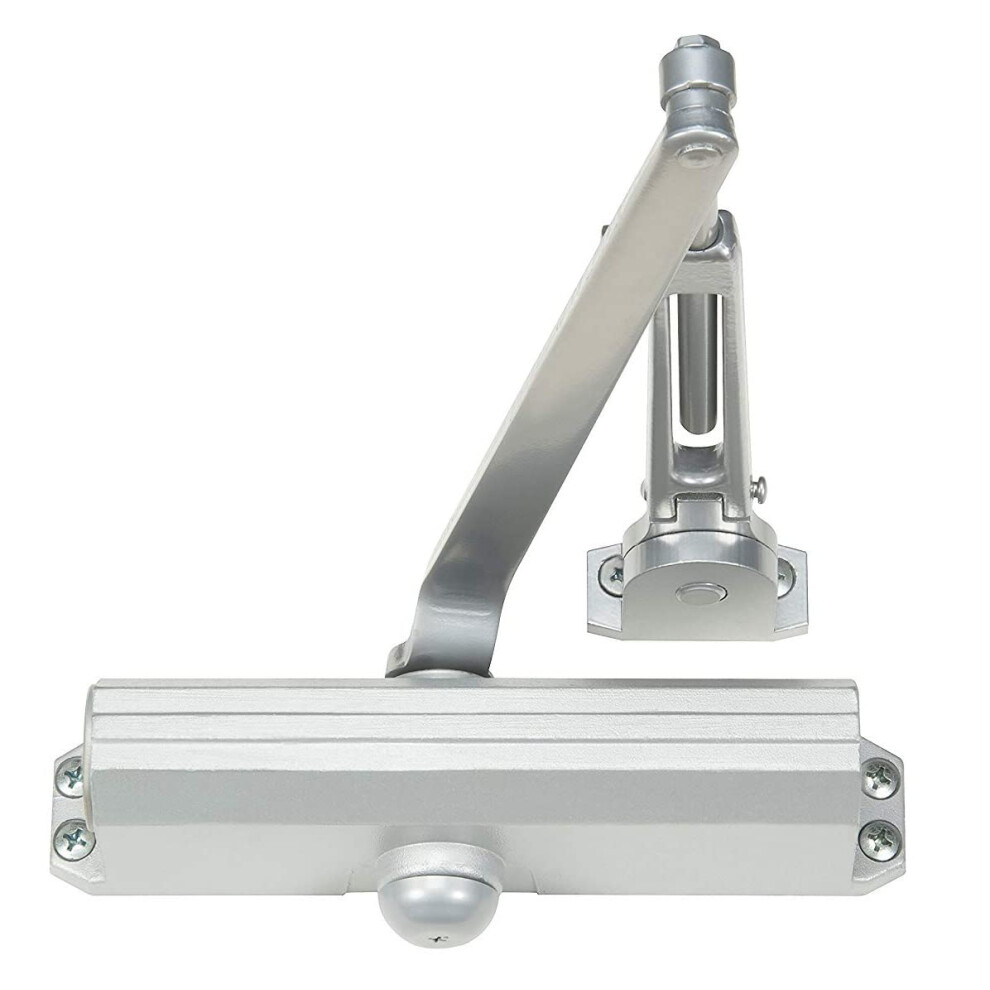 Norton 1601H-689 Hold Open Door Closer Adjustable Sizes 3-6  Aluminum