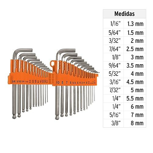 Truper All-30 30-PC HEX Cheie Set de plastic Carcasa din plastic 2