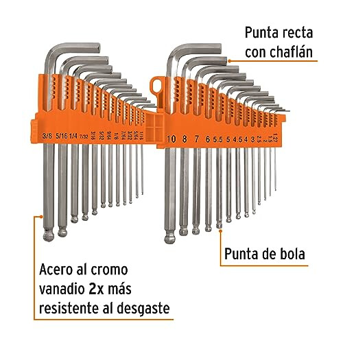 Truper All-30 30-PC HEX Cheie Set de plastic Carcasa din plastic 1