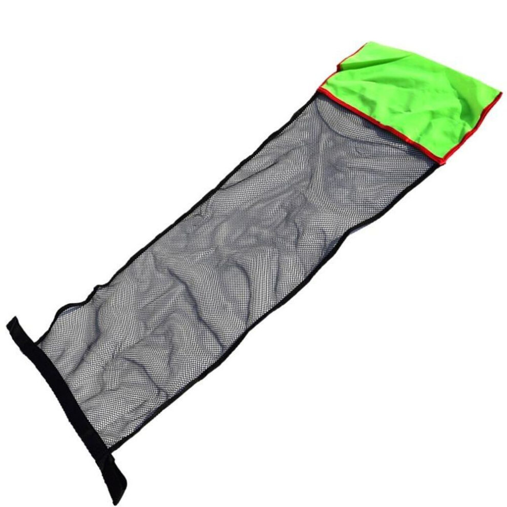 (green) Swimming Ring Bed Swimming Pool Mat Inflatable Floating Ring Hammock Pool Mattress Floating Lounge Chair Toys Swimming Pool Chair