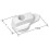White Hinged Screen Door Latch for Andersen Doors 2