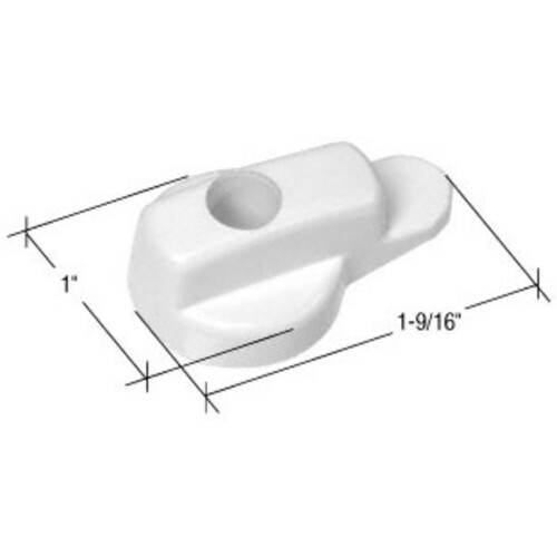 White Hinged Screen Door Latch for Andersen Doors 1
