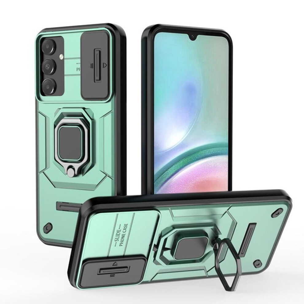 (green, For Samsung A15 5G) Shockproof Armor Magnetic Holder Ring Case For Samsung Galaxy A15 A25 A35 A55 5g Lens Protect Cover For Samsung A 15 25 35 55