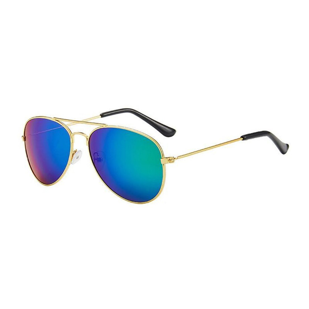 (white) 2019 Sunglasses baby kids boy girl Pilot sunglasses metal frame goggles glasses for kids children