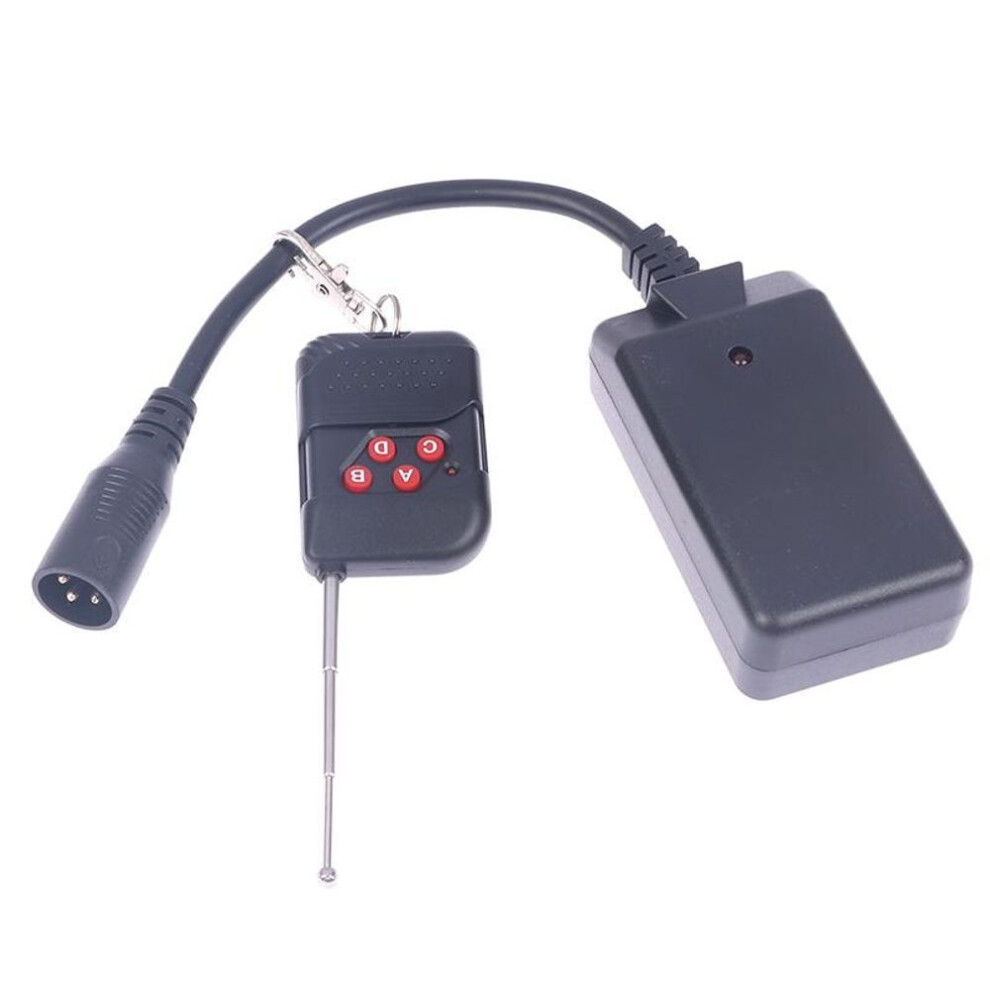 1pc Portable 3 Pins Xlr Wireless Remote Control Receiver For Smoke Fog Machine