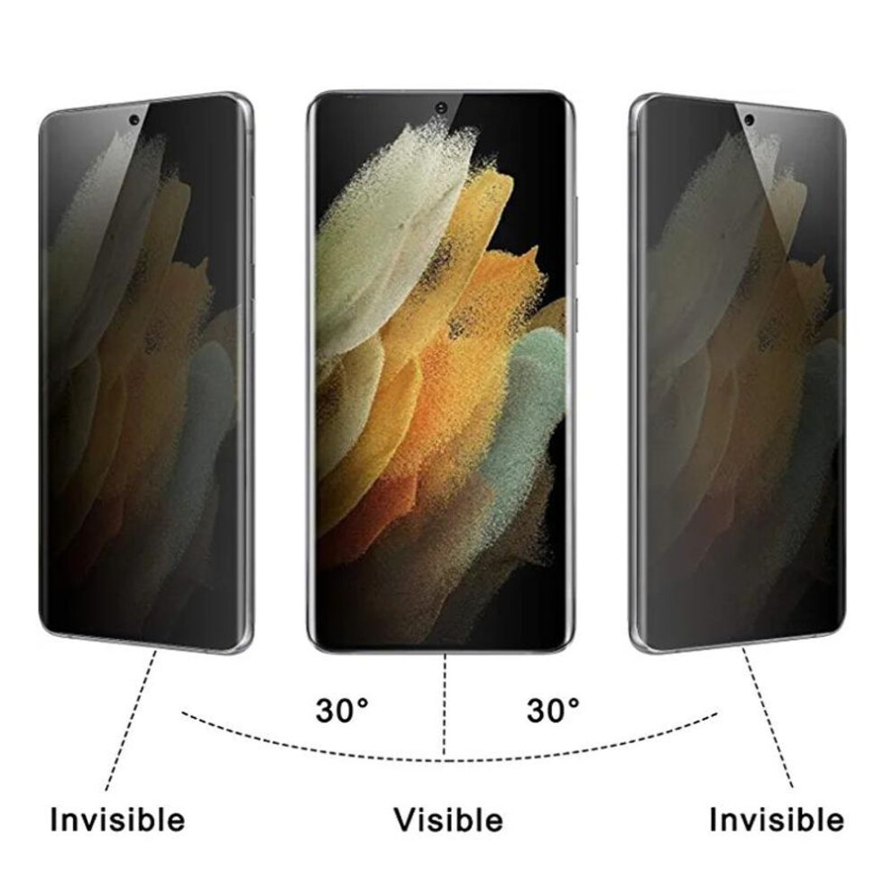 (For Samsung S22) 2Pcs Anti Spy Hydrogel Film for Samsung Galaxy S21 S20 S22 Ultra Note 20 10 9 8 S10 S9 S8 Plus S10E Privacy Screen Protector