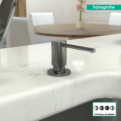 Hansgrohe hansgrohe Focus Μοντέρνος Διανομέας Σαπουνιού Μπάνιου και Κουζίνας σε Μαύρο Χρώμα 2