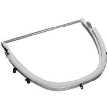 MCR Safety 102 Sicherheits-Kopfbedeckungshalterung, Aluminium, 1er-Pack, 1 Paar