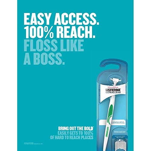 Listerine Listerine Ultraclean Access Flosser + 8 Ανταλλακτικές Κεφαλές Οδοντικού Νήματος 1