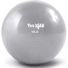 Yes4All Gewichts-Toning-Bälle für Übungen, weiche Medizinbälle, Pilates, Yoga, Flexibilität, 2-10lbs