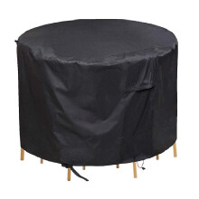 (185*95cm) Round Furniture Dustproof And Waterproof Cover, Outdoor Garden Table Furniture Protective Cover