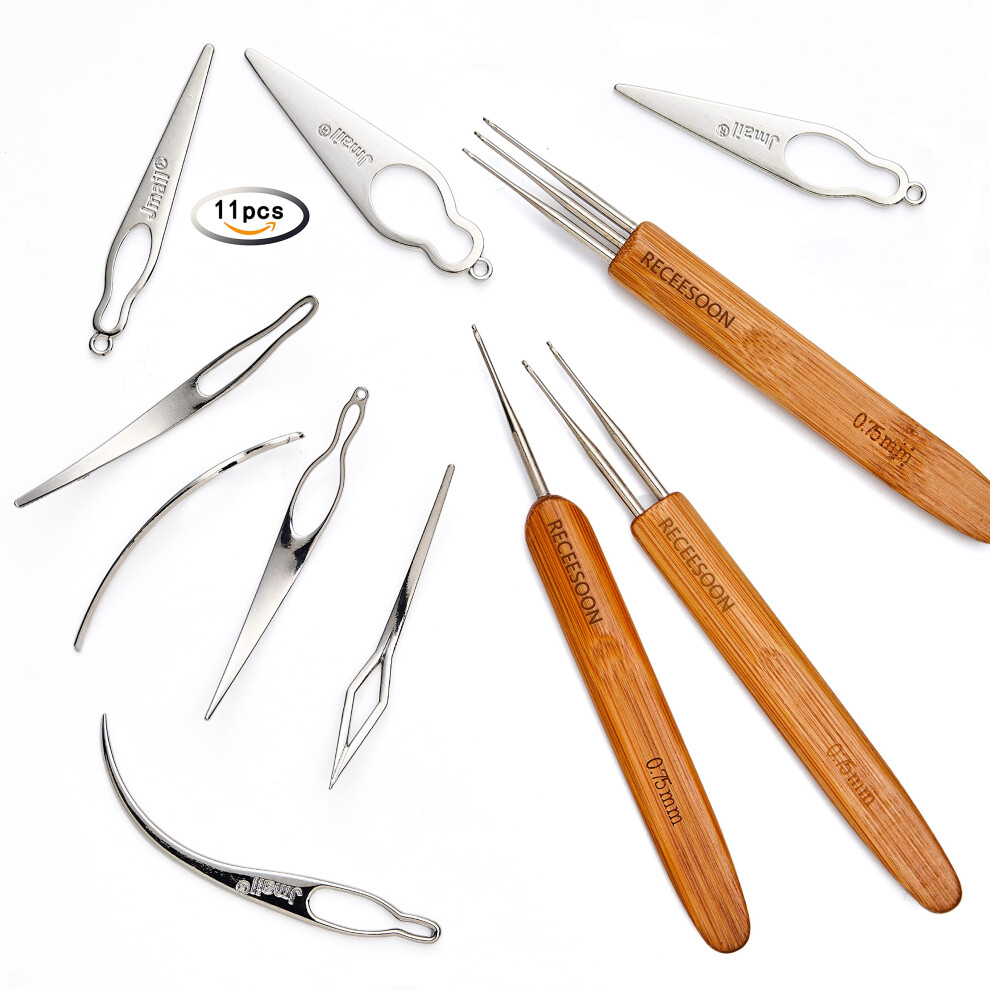 Dreadlock Crochet Needle Kit  Interlocking Tool for Locs  Crochet Hook