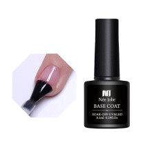 (A) 8.5ml Nail Base Coat Non-irritation Eco-friendly Strong Adhesive Easy To Apply Wide Application Dry Quickly Lightweight Nail Art Gel Paint Liquid Rein