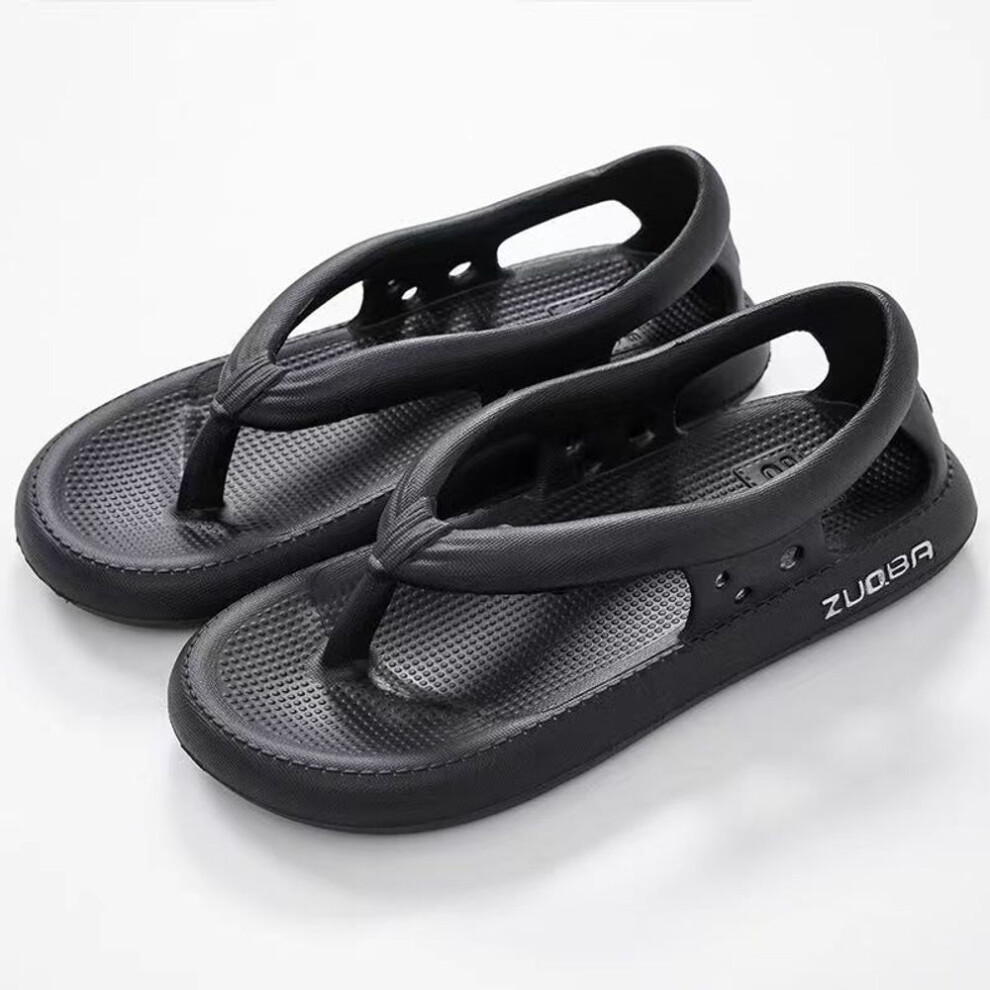 (black, 40-41) Men&apos;s And Women&apos;s Beach Flip-flops Water Sandals Outdoor Slippers Breathable Sandals Comfort Soft Slides For Men And Women