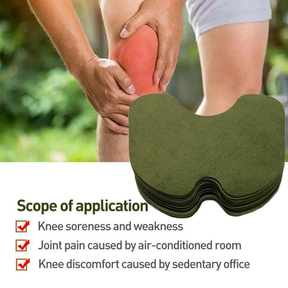 (green, 1PC) 1/6/12pcs Wormwood Knee Plaster Pain Relief Patches Chinese Herbal Medical Plaster Muscle Joint Stickers