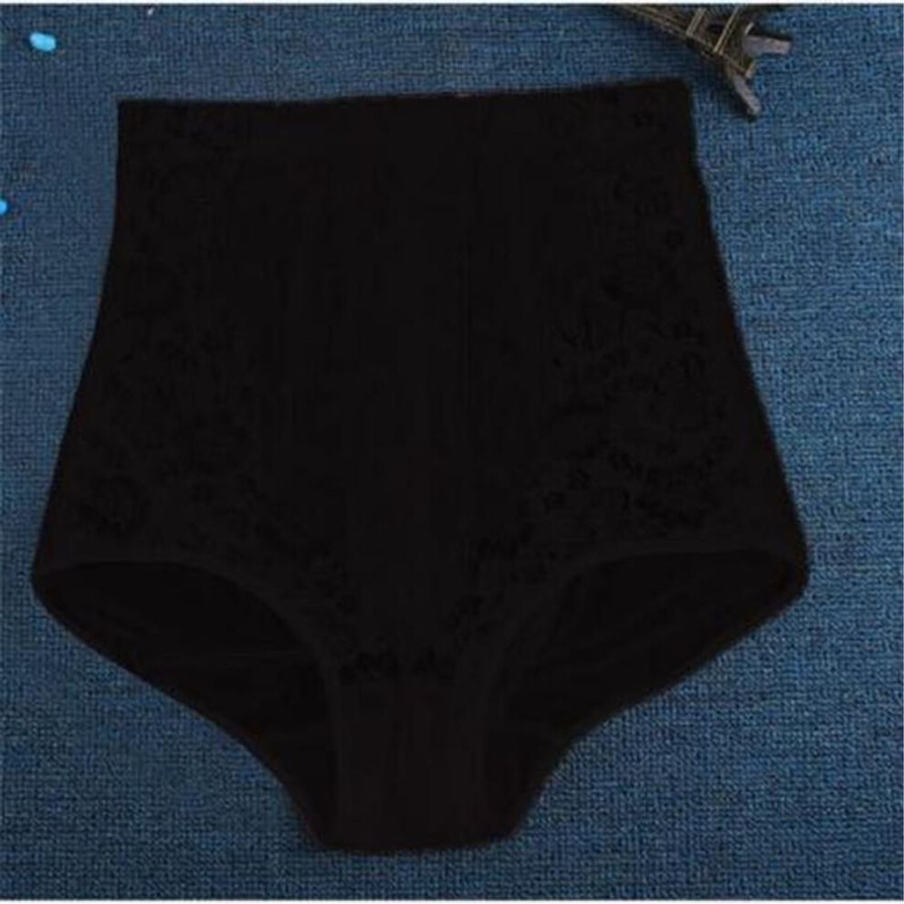 (black, M) Seamless Women High Waist Slimming Tummy Control Pant Briefs Body Shapewear Lady Corset Underwear