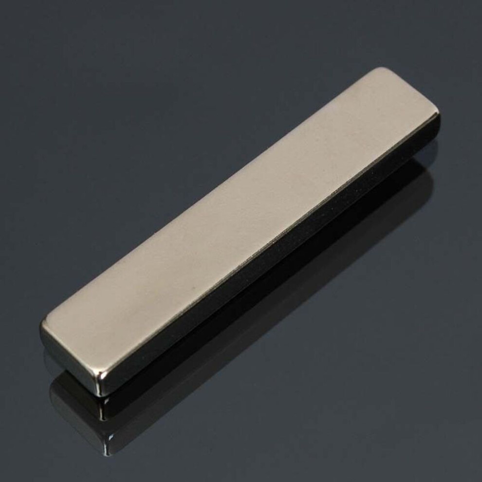 (50x10x5mm) Neodym Magnete Blockmagnet Super Stark Quader Square Block Magnet N35 N50 N52