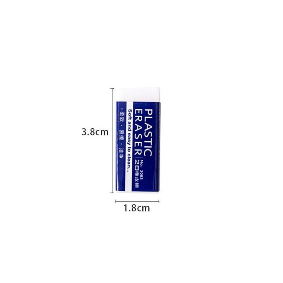 (as the picture, S) 1 Piece 2b Cute Novelty Easy Clean Soft Erasers Kids Rubber Kawaii Stationery School Office Supplies