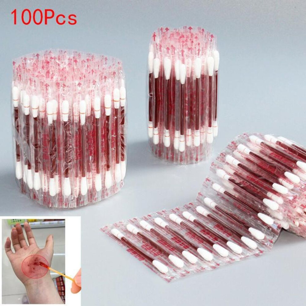 (100Pcs) 50pcs Disposable Iodophor Cotton Swabs