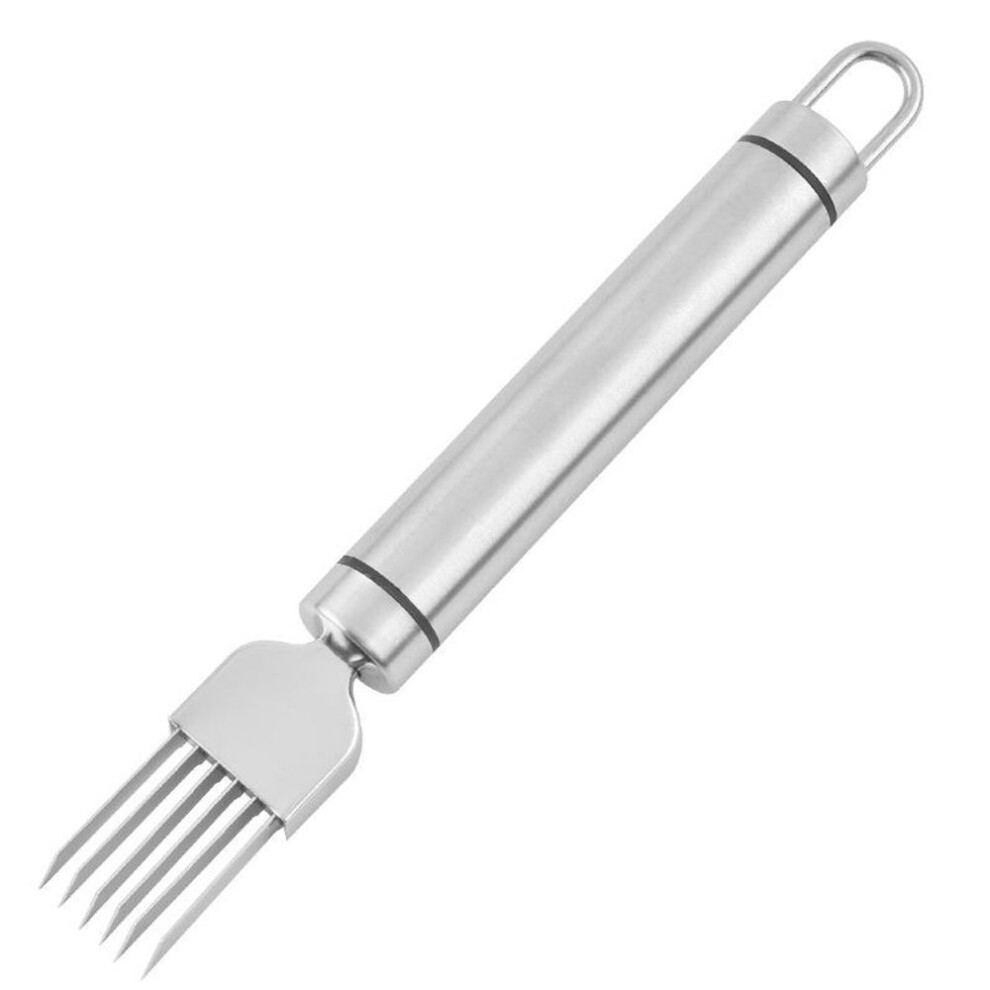 (02) Stainless Steel Onion Cutter Graters Multifunction Onion Garlic Tomato Knife Vegetable Shredders Slicer Kitchen Cooking Gadgets
