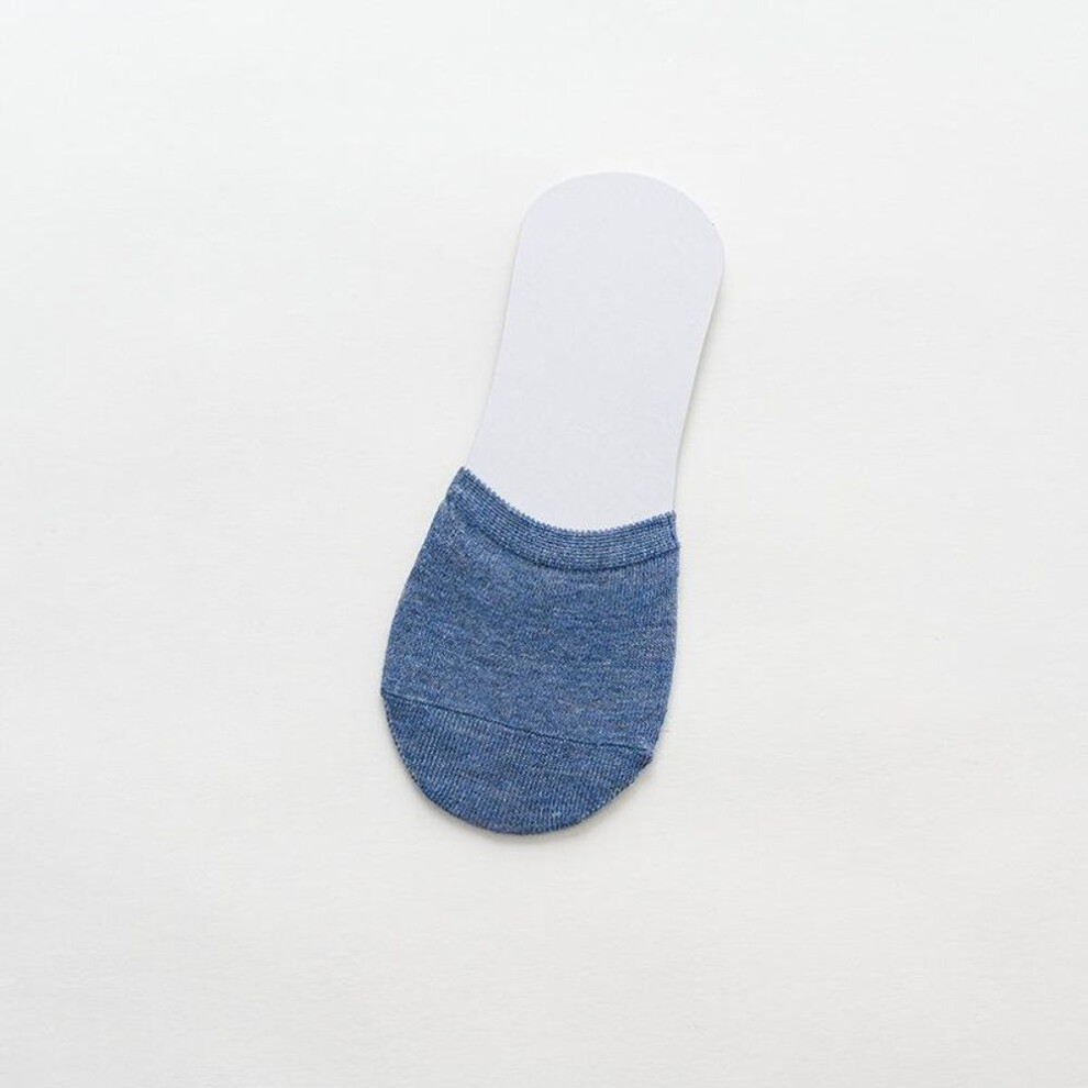 (blue, One size) Toe Topper Socks No Show Liner Half Socks For Women Seamless Grip Non Slip Socks Hidden Toe Covers Socks