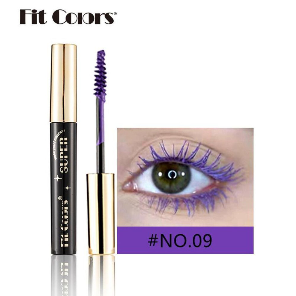 (09) Fit Colors Christmas Stage Nightclub Thick Curling Waterproof No Faint 14 Color Mascara