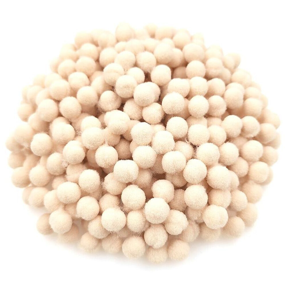 (khaki, 10mm) Soft Pompom Fluffy Handmade Material Plush Ball Pompones Multicolor DIY Sewing Craft Kids Toy 10/15mm Wedding Decor Jewelry Accessories