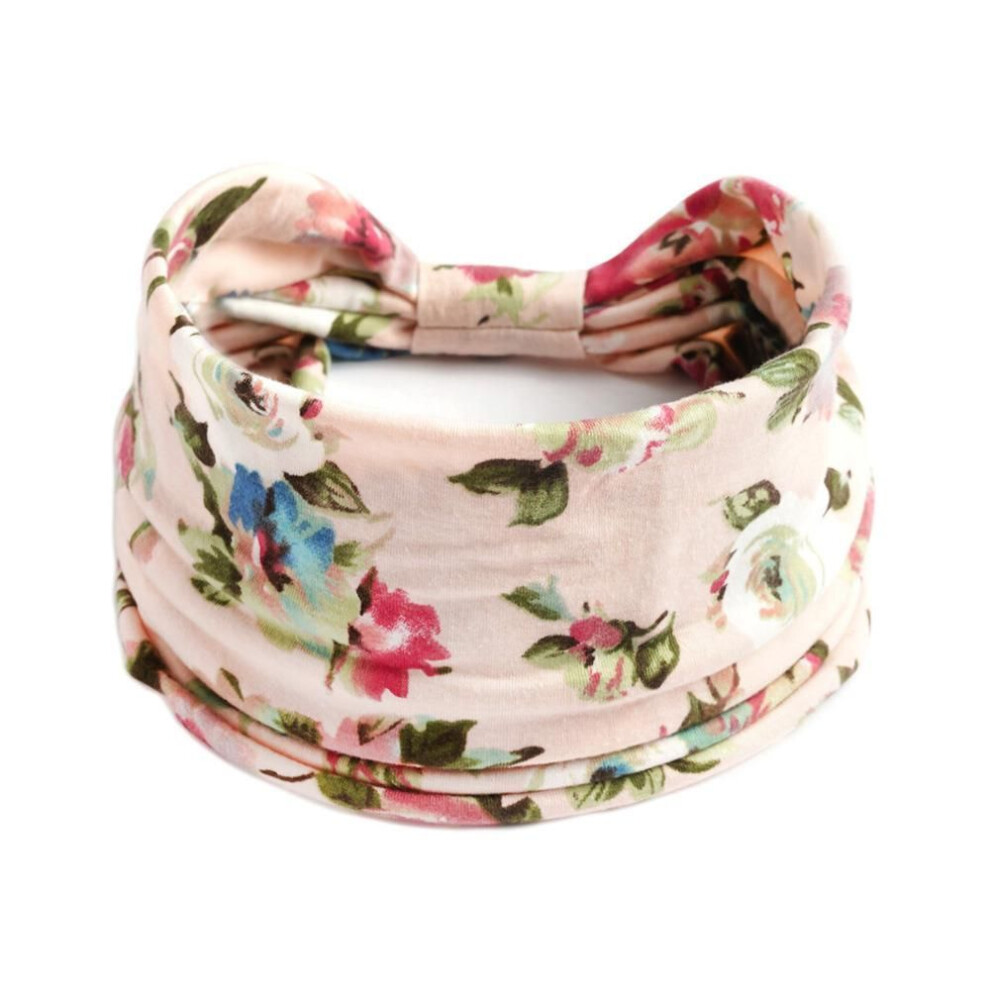 (26) New Boho Cotton Wide Headband For Women Cashew Leopard Flower Print Turban Headwrap Knot Hairband Bandana Girls Hair Accessories