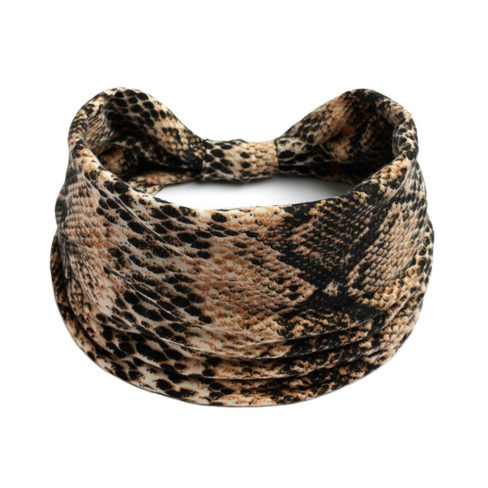 (33) New Boho Cotton Wide Headband For Women Cashew Leopard Flower Print Turban Headwrap Knot Hairband Bandana Girls Hair Accessories