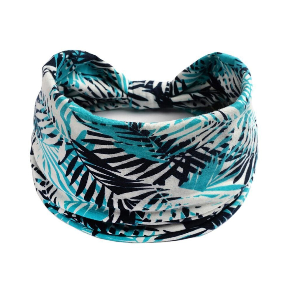 (40) New Boho Cotton Wide Headband For Women Cashew Leopard Flower Print Turban Headwrap Knot Hairband Bandana Girls Hair Accessories