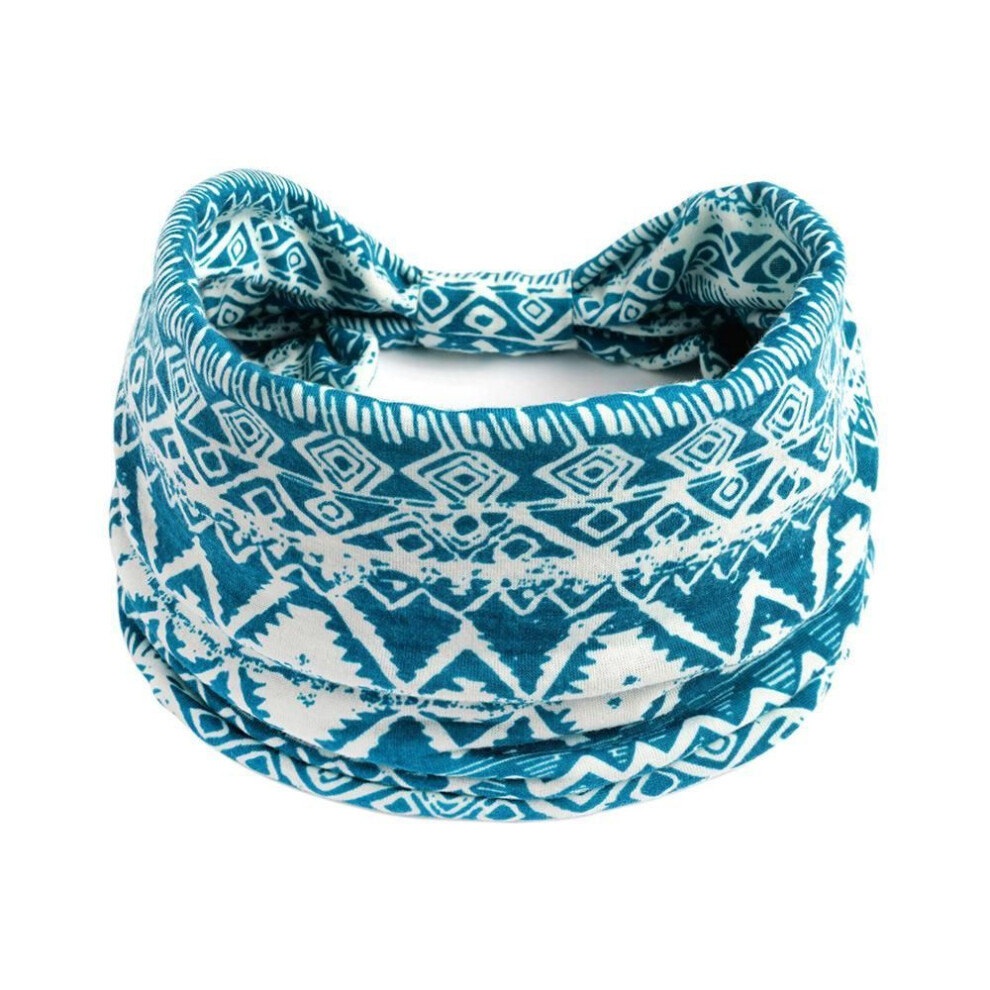(48) New Boho Cotton Wide Headband For Women Cashew Leopard Flower Print Turban Headwrap Knot Hairband Bandana Girls Hair Accessories