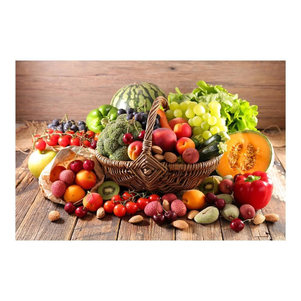 (white, 20x30cm No Frame) Fine Fruit Vegetable Cooking Supplie Hd Posters And Prints Modern Canvas Painting Art Wall Mural Pictures For Dining Living Room Kitchen Decoration