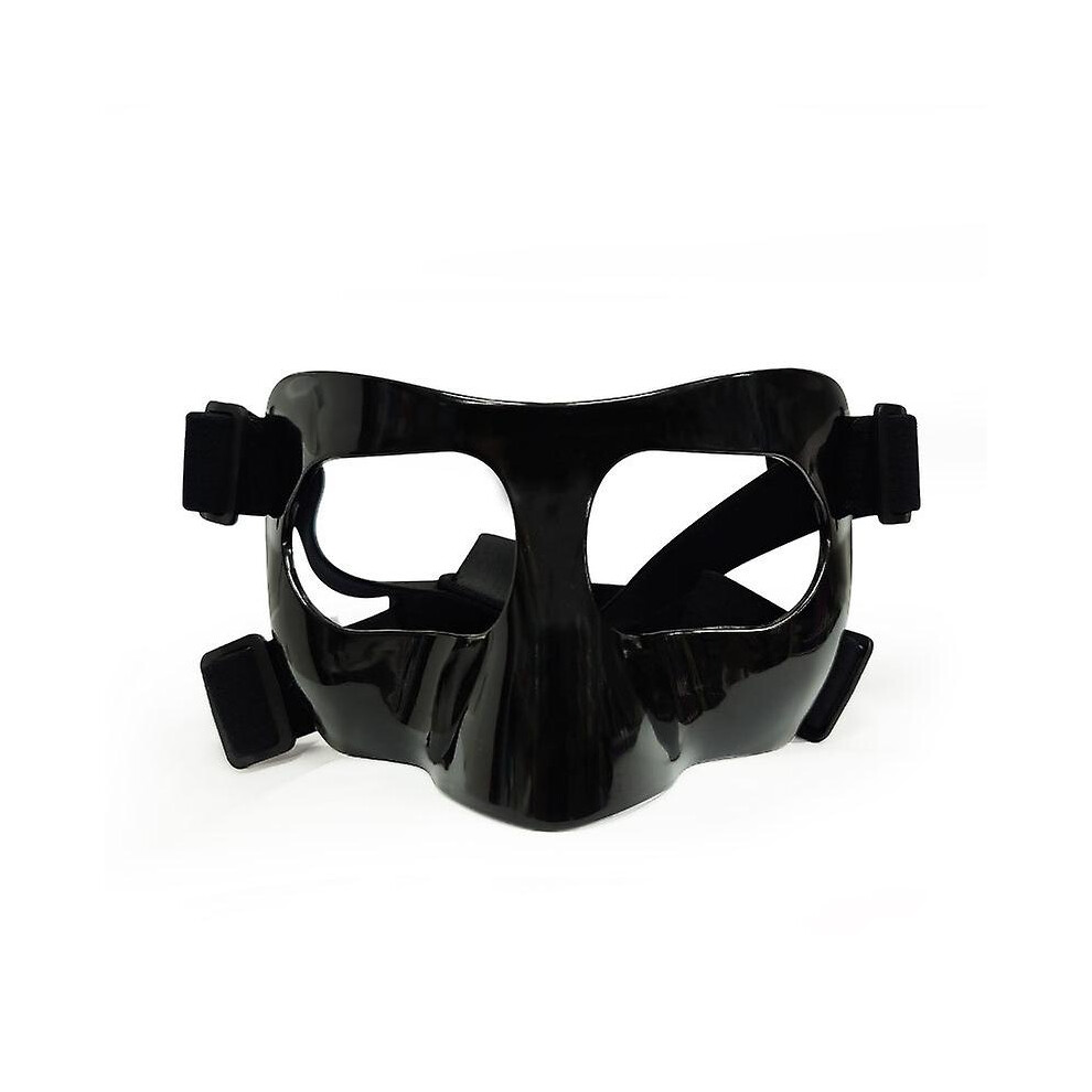 (black) Sports Nose Helmet Basketball Mask Nose Guard Face Shield Protective Mask With Adjustable Elastic Strap Anti-collision Equipment
