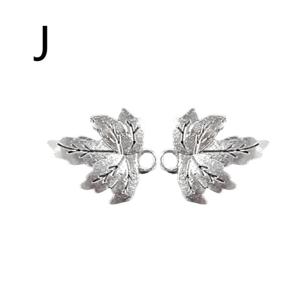 (J) 1Pair Cardigan Clip Cloak Clasp Fasteners Mini Alloy Buckle Sewn On Clothes Cheongsam