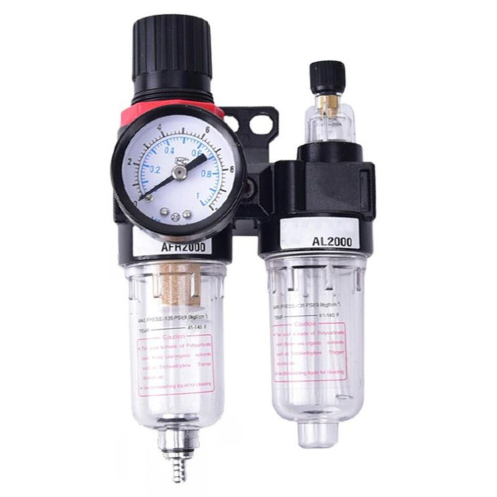 (as the picture) 1 Pcs Air Compressor Oil-water Separator Air Filter For Pressure Reducing Valve Regulator