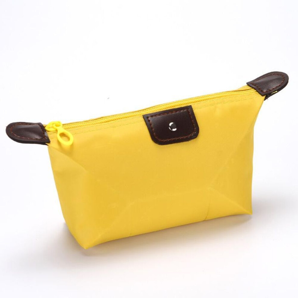 (yellow) Women Travel Toiletry Bag - Waterproof Makeup Organizer