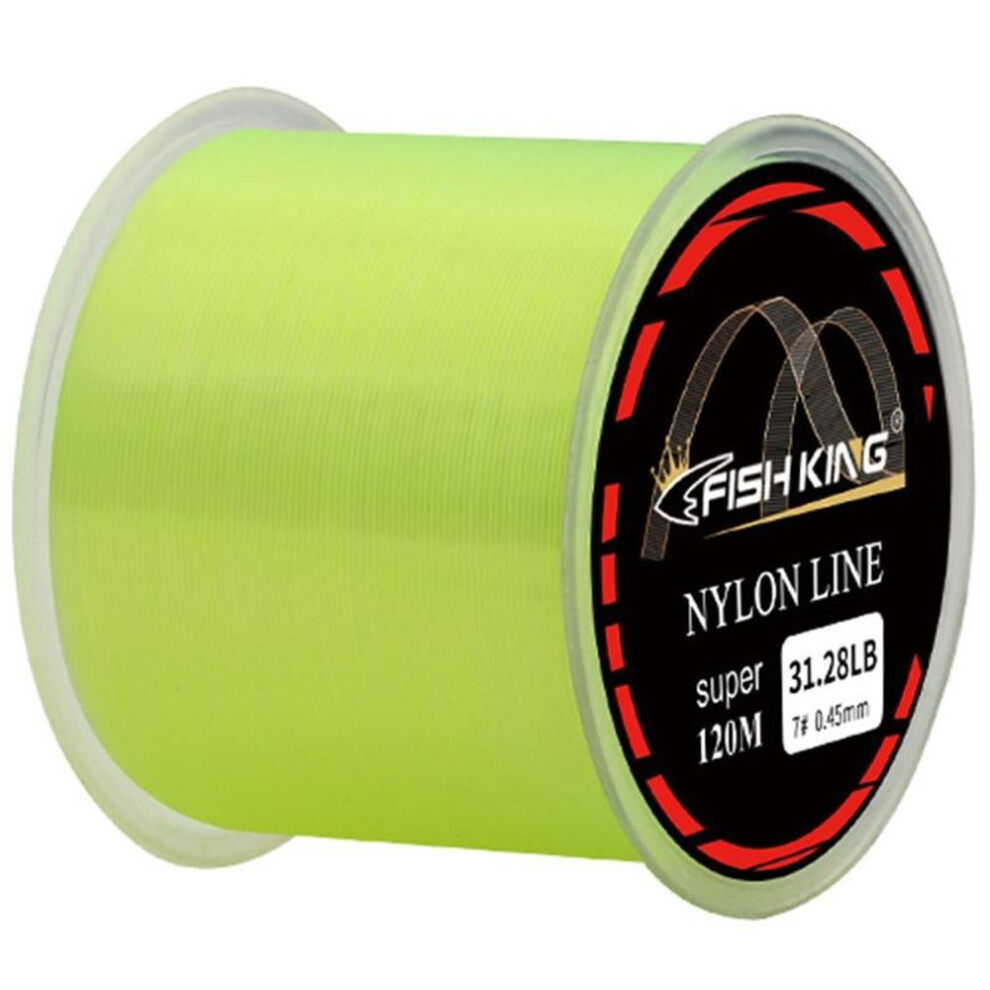 (light green, 120m-8.0) Nylon Fishing Line 120M 4.13-34.12LB Monofilament